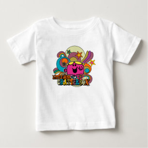 Little Miss Chatterbox & Colourful Swirls Baby T-Shirt