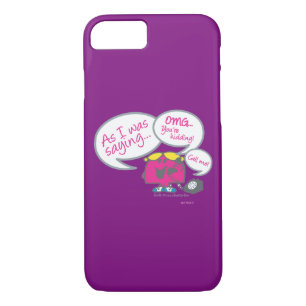 Little Miss Chatterbox & Telephone iPhone 8/7 Case