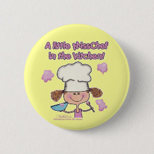 Little Miss Chef 2 Inch Round Button