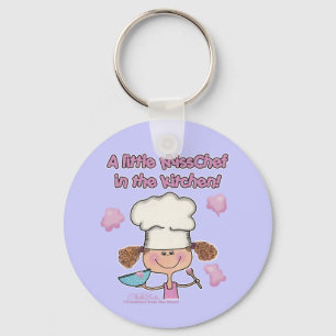Little Miss Chef Keychain