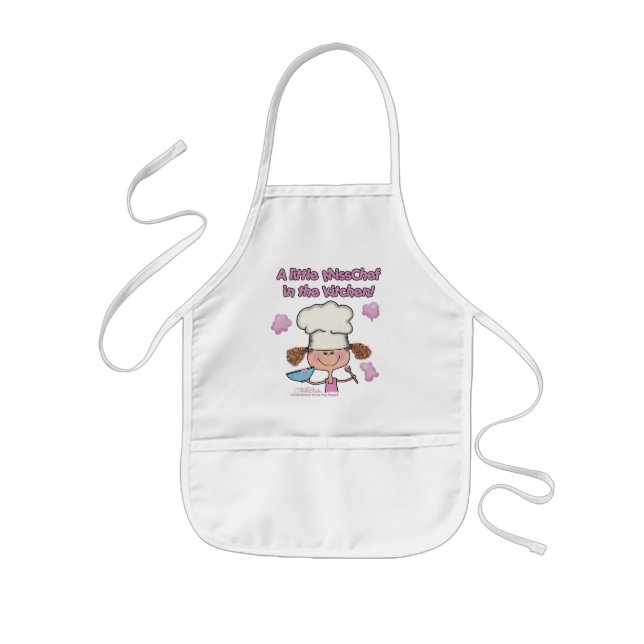 Little Miss Chef Kids Apron (Front)