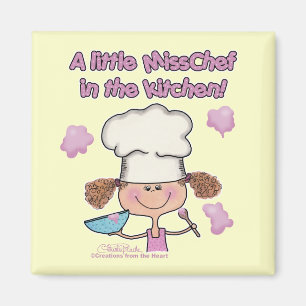 Little Miss Chef Magnet