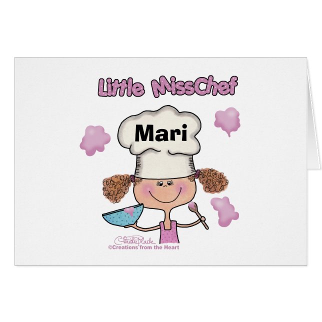 Little Miss Chef Personalize (Front Horizontal)