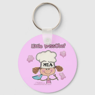 Little Miss Chef Personalize Keychain