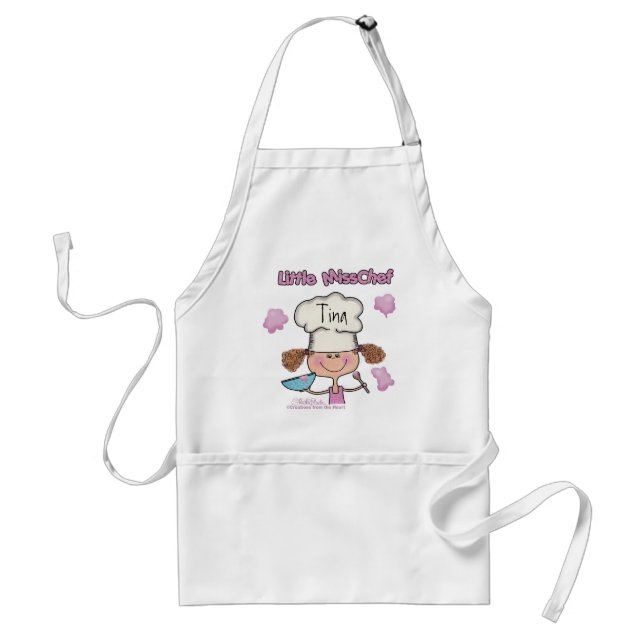 Little Miss Chef Personalize Standard Apron (Front)