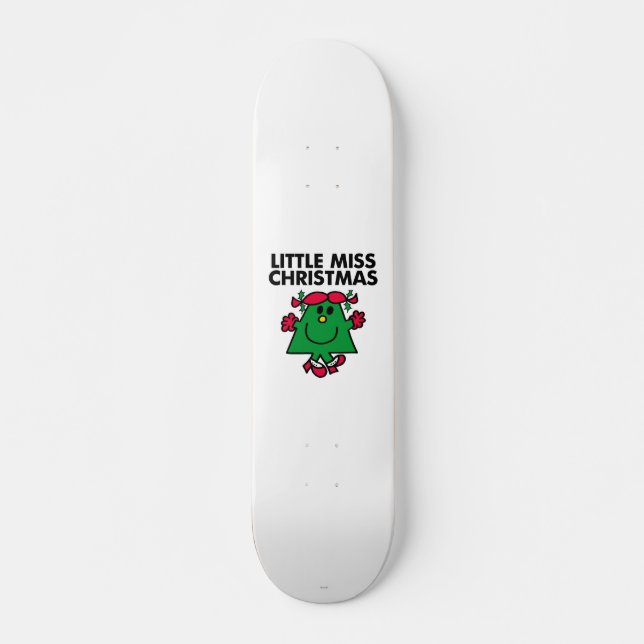 Little Miss Christmas Smile Skateboard (Front)