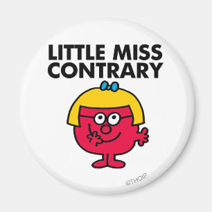 Little Miss Contrary Magnet