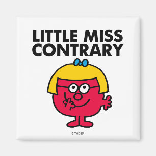 Little Miss Contrary Magnet