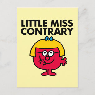 Little Miss Contrary Postcard