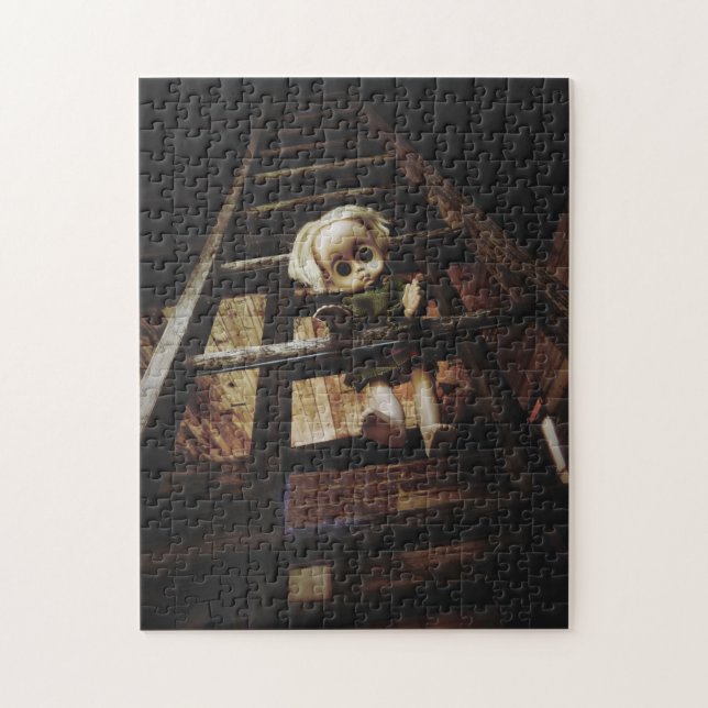 Little Miss Creepy Doll Jigsaw Puzzle (Vertical)