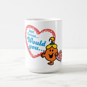 Little Miss Curious   Valentine Coffee Mug