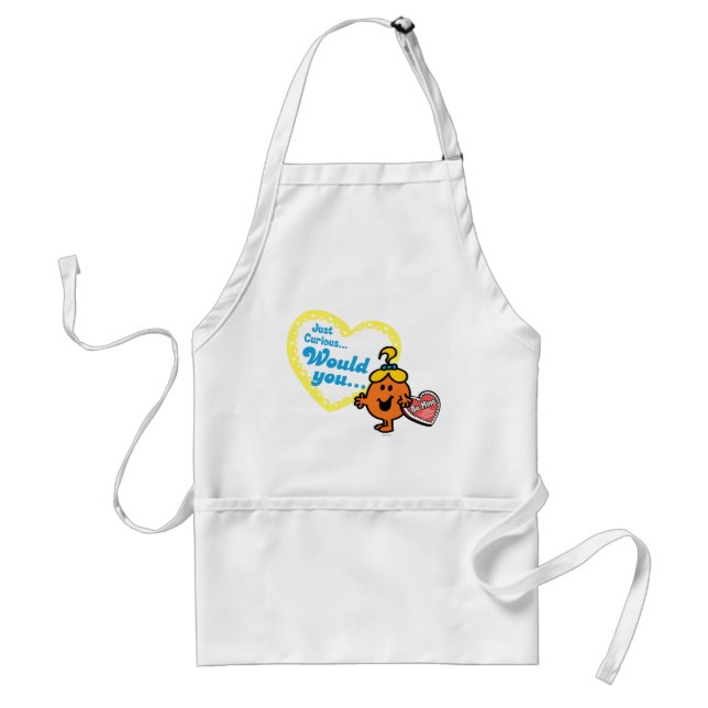 Little Miss Curious Valentine's Day Wish Standard Apron (Front)