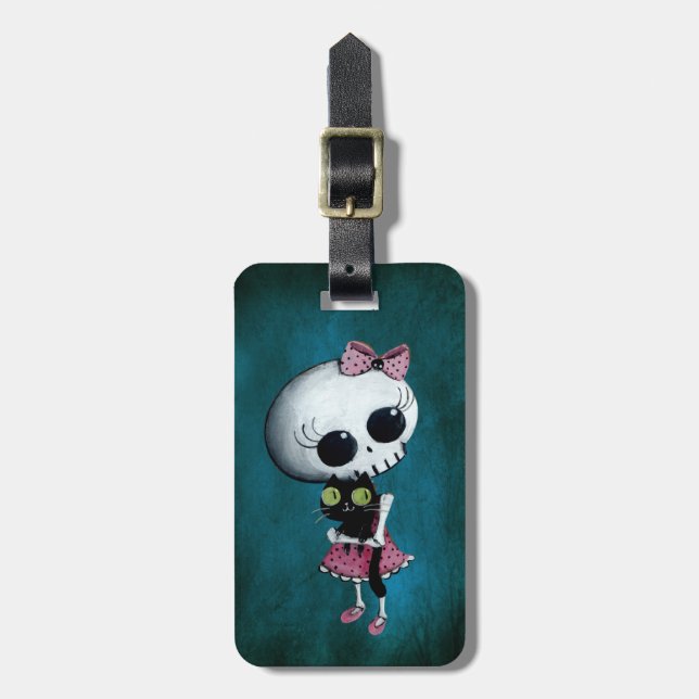 Little Miss Death - Halloween Beauty Luggage Tag (Front Vertical)
