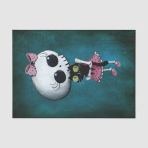 Little Miss Death - Halloween Beauty Tissue Paper