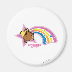 Little Miss Dotty Chasing Rainbows Magnet