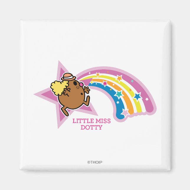 Little Miss Dotty | Chasing Rainbows Magnet (Front)