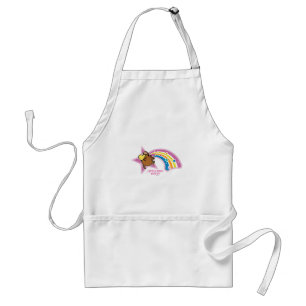 Little Miss Dotty   Chasing Rainbows Standard Apron