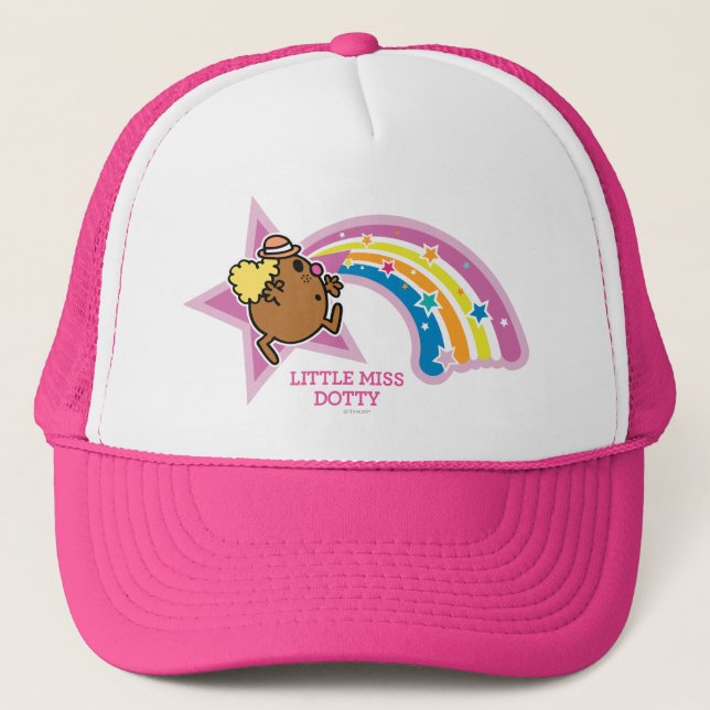 Little Miss Dotty | Chasing Rainbows Trucker Hat (Front)