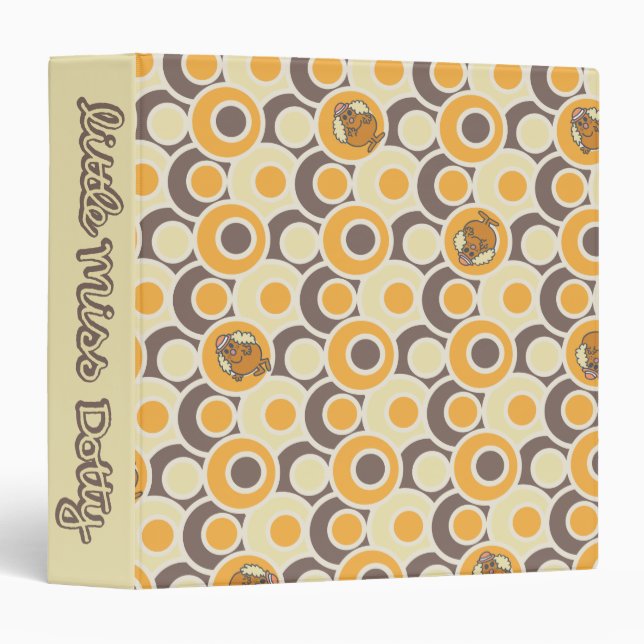 Little Miss Dotty | Colourful Dots Binder (Front/Spine)