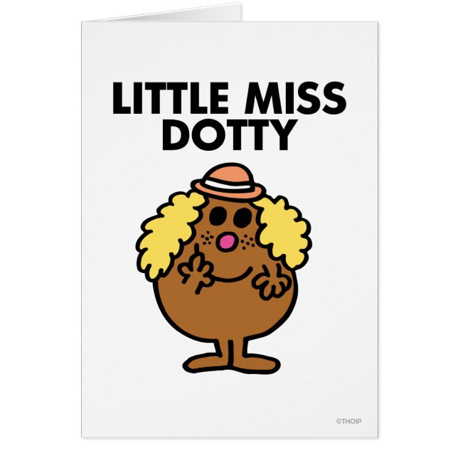 Little Miss Dotty | Lettres noires (Devant)