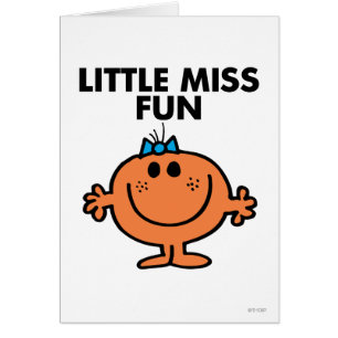 Little Miss Fun Lettres noires