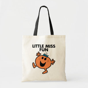 Little Miss Fun Waving Joyously Tote Bag