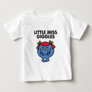 Little Miss Giggles Black Lettering Baby T-Shirt