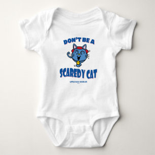 Little Miss Giggles Scaredy Cat Halloween Baby Bodysuit