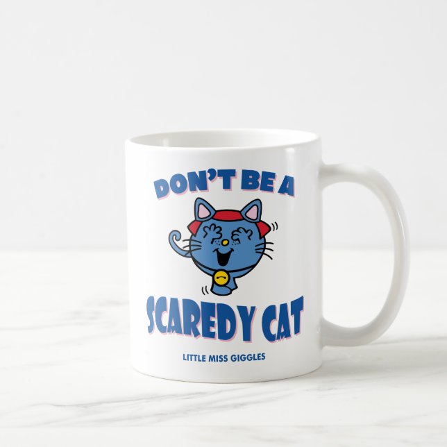 Little Miss Giggles Scaredy Cat Halloween Coffee Mug (Right)
