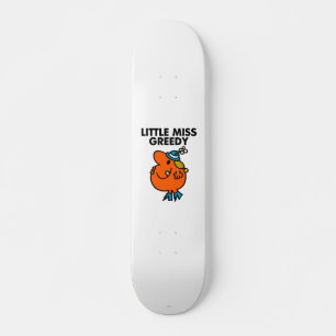 Little Miss Greedy Licking Her Lips Skateboard