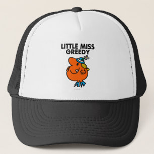 Little Miss Greedy Licking Her Lips Trucker Hat