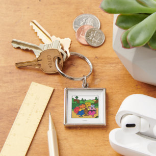 Little Miss Group Of Friends Keychain