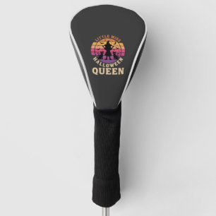 Little Miss Halloween Queen Witch Cat Design_1 Golf Head Cover