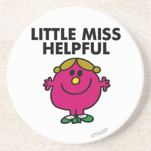 Little Miss Helpful Classic Coaster