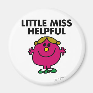 Little Miss Helpful Classic Magnet