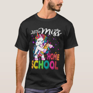 Little Miss Homeschool Back To School Girls Homesc T-Shirt