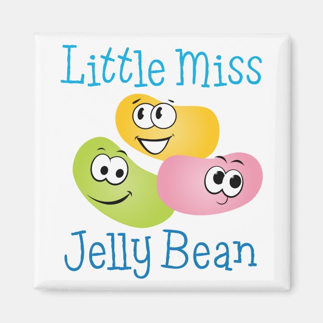 Little Miss Jelly Bean Magnet (Front)