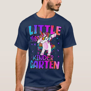 Little Miss Kindergarten Back To School Girls Kind T-Shirt