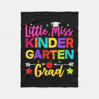 Little Miss Kindergarten Fleece Blanket