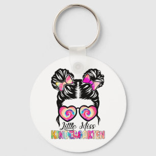 Little Miss Kindergarten Girls First Day Of Kinder Keychain