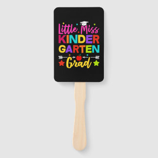 Little Miss Kindergarten Hand Fan