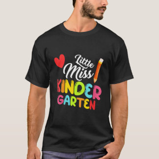 Little Miss Kindergen Back To School He T-Shirt
