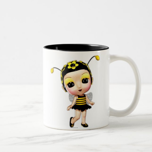 Little Miss Lady Bumblebee Mug (Right)