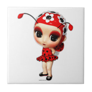 Little Miss Ladybug Tile