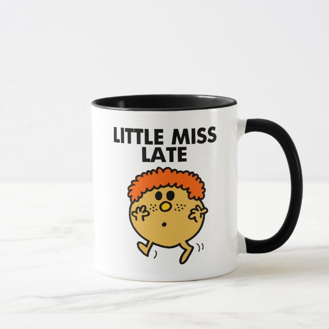 Little Miss Late | Black Lettering Mug (Right)