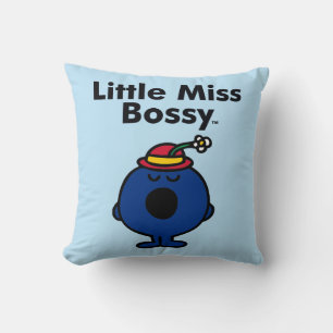 Little Miss Little Miss Bossy is So Bossy Throw Pillow