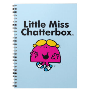 Little Miss   Little Miss Chatterbox is So Chatty Notebook