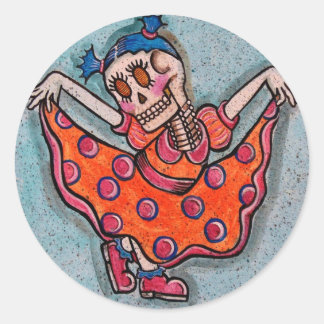 little miss luci BFK series6 - Customized Classic Round Sticker