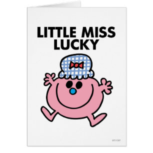Little Miss Lucky Black Lettering