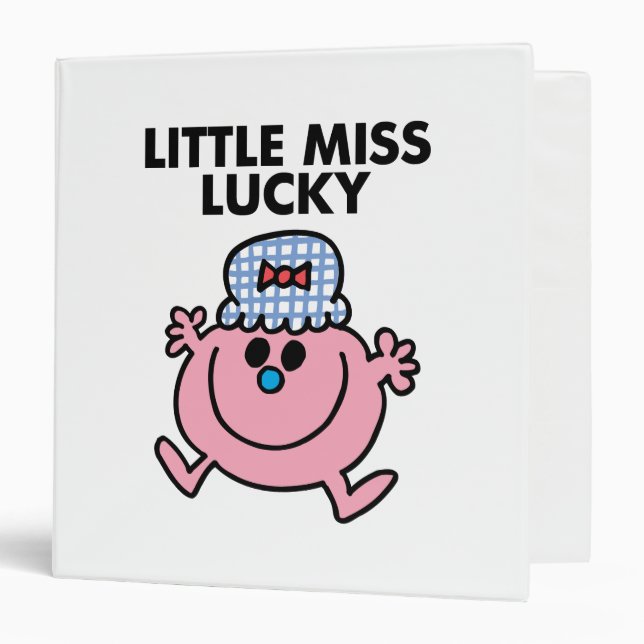 Little Miss Lucky | Black Lettering Binder (Front/Inside)